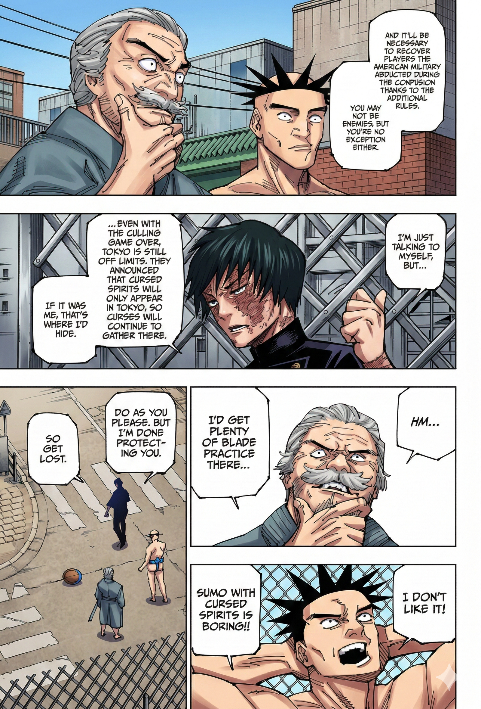 Jujutsu Kaisen Chapter 270 Page 5 - Colored Manga Panel